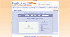 Desktop Screenshot of hotel-lisbon.fastbooking.co.uk