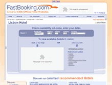 Tablet Screenshot of hotel-lisbon.fastbooking.co.uk